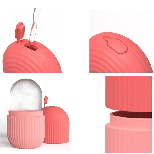 Silicone ice roller face massager contouring eye roller facial skin care tool